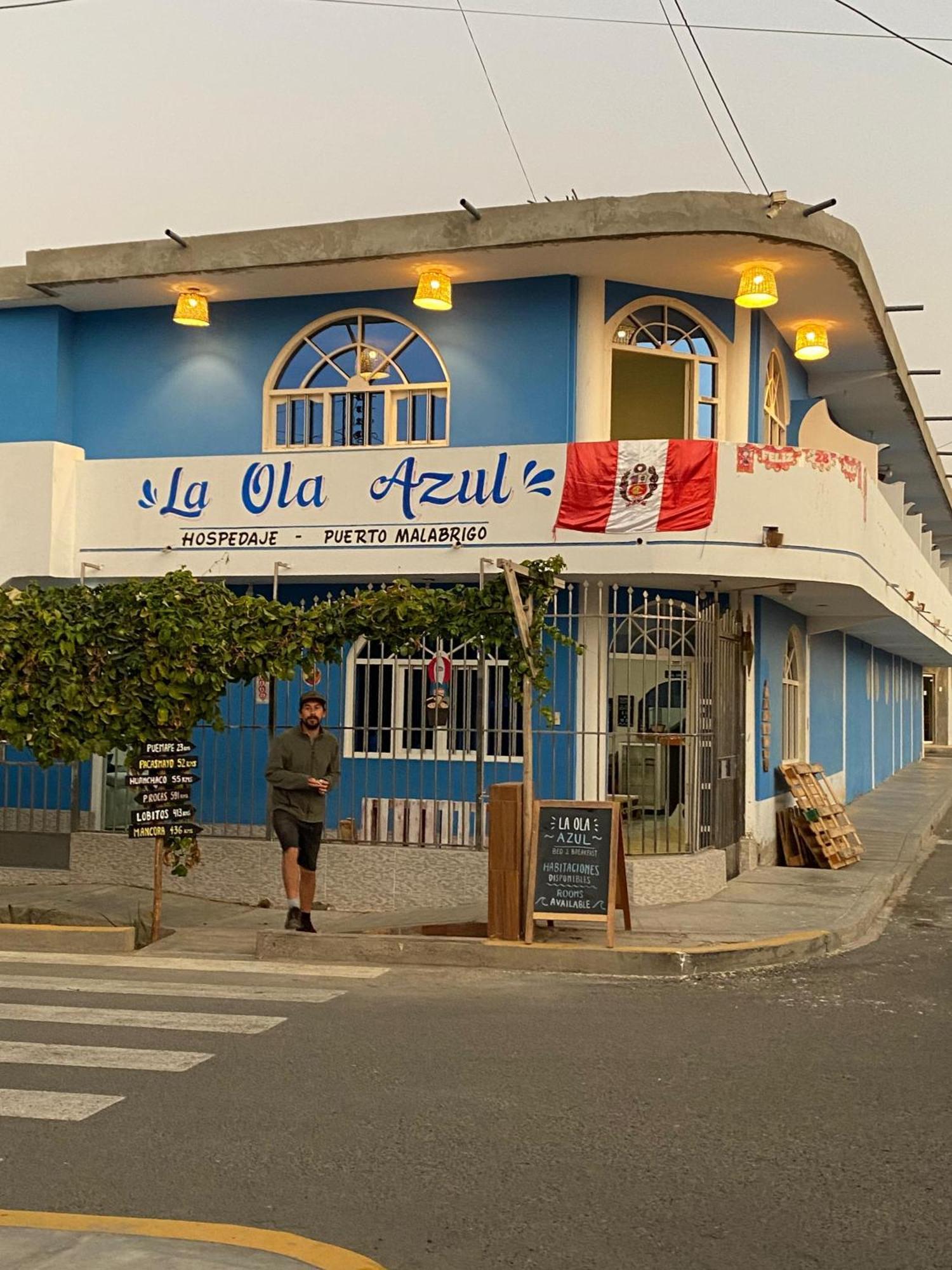 Hospedaje La Ola Azul Puerto Chicama Eksteriør billede
